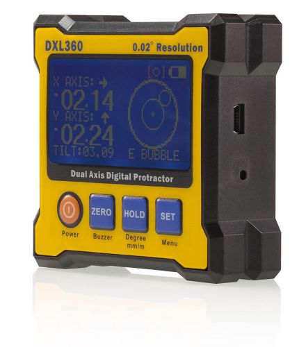 Sales DXL360 Digital Protractor Inclinometer Level Box, Strong Magnet All Sides