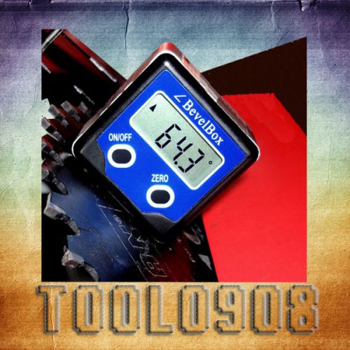 Digital angle finder gauge inclinometer protractor bevel box gauge meter for sale