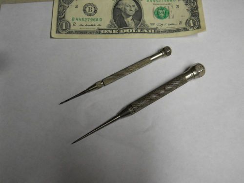 Starrett  #70-A &amp; B  Pocket Scribers with Carbide Tipped Points  used