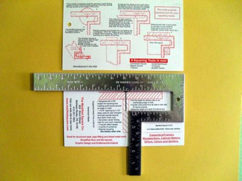 Modified square, stair stringer tool, tri square lumber 2x4 measuring layout for sale