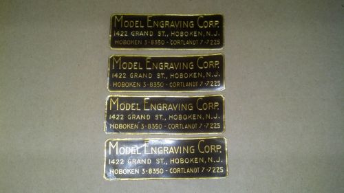 Modern engraving co. hoboken nj-advertisment-labels-stickers-decals- for sale