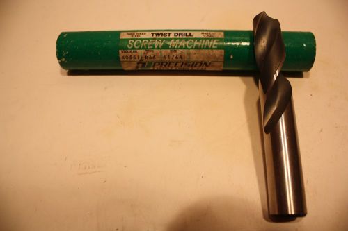 Screw machine drill 51/64&#034; - usa made, new for sale