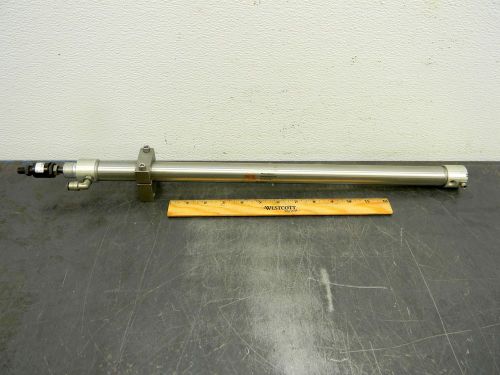 BIMBA STAINLESS POSITION FEEDBACK PNEUMATIC AIR CYLINDER 18&#034; STROKE PFC-0918-P