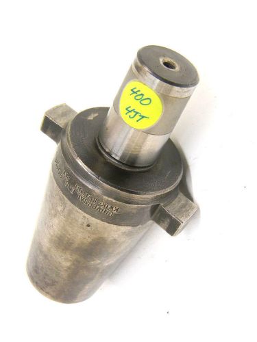 USED KWIK SWITCH-400 UNIVERSAL ENGINEERING JACOBS TAPER ADAPTER #4JT 80454