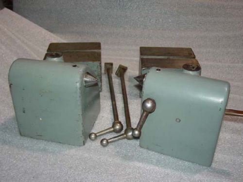 Matched tailstock center set for inspection for sale