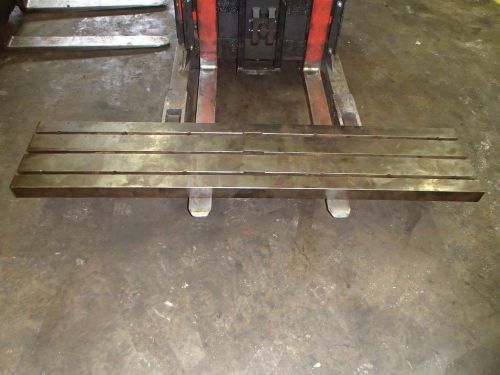 78&#034; x 16&#034; steel t-slotted table cast iron welding layout mazak fixture jig for sale