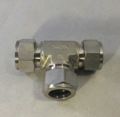 Swagelok ss-1210-3 tube union tee 3/4&#034; 316ss instrument tube fitting new for sale