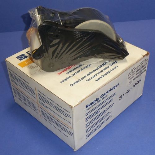 Brady 2-1/4&#034;x90&#039; white on black b580 label cartridge 142779 *new* for sale