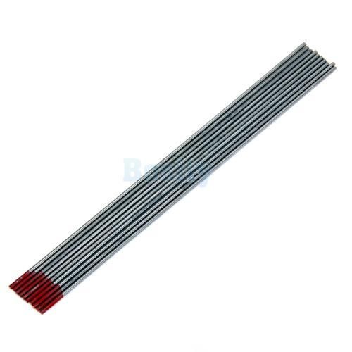 10x thoriated tungsten red welding electrode 2x150mm dc for sale