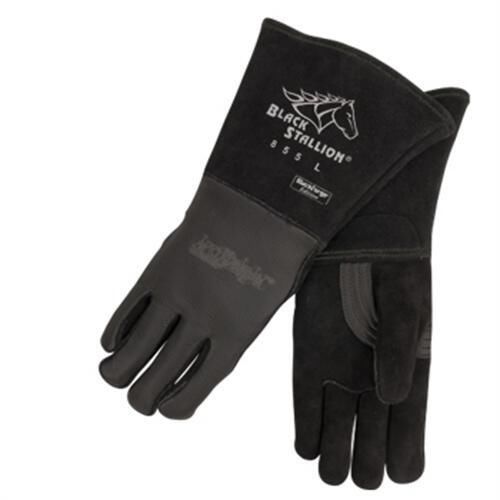 Revco Black Stallion 855 Prem. Elkskin Stick Welding Gloves w/Nomex Back, Small