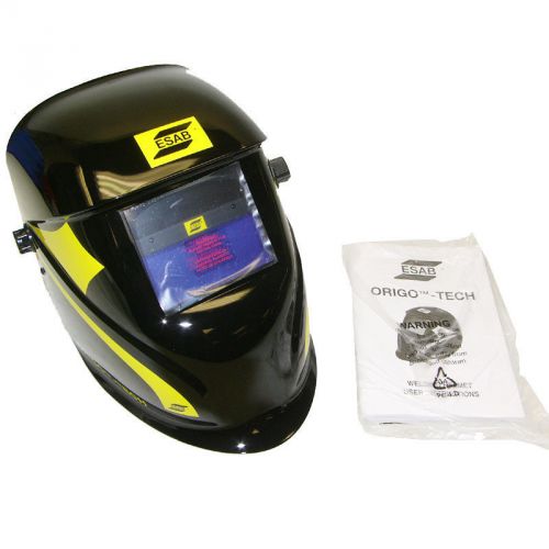 New esab origo-tech adf welding helmet variable shade auto-darkening mig/tig for sale