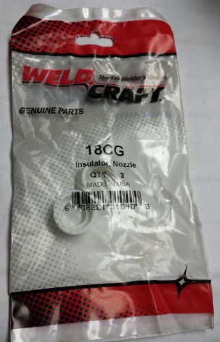Weldcraft p/n 18cg insulator nozzle cup gasket, fits: 17, 18, or 26 torch for sale