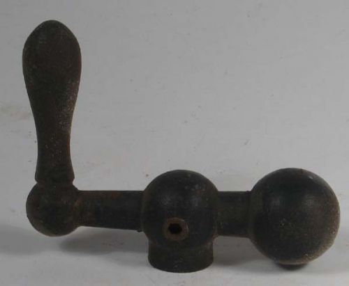 Vintage delta ball crank handle - 3 1/2&#034; wide, 7/16&#034; bore for sale