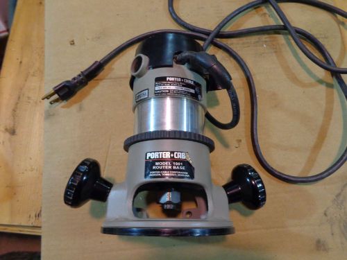 PORTER CABLE 6902 ROUTER W/ MODEL 1001 BASE, GOOD USED, W/ 1/2 COLLET &amp; NUT