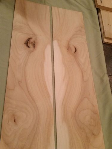 2 @ 24 x 6 x 1/8 thin  maple craft wood scroll saw boards #lr31 for sale