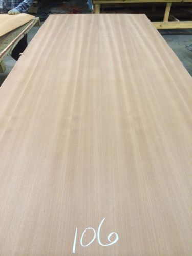 Wood veneer sapele 48x98 1pcs total 10mil paper backed &#034;exotic&#034; wwf 106 for sale