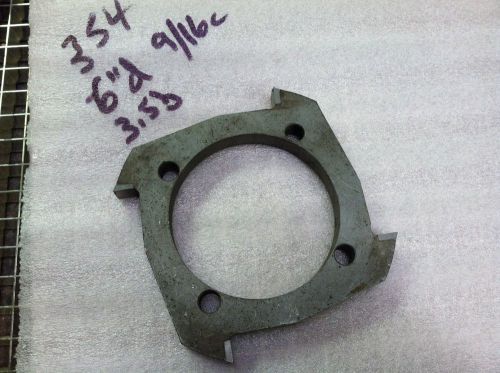 3.5 bore 9/16 ct 6 dia carbide tipped 354 Shaper cutter rabbet dado groove flush