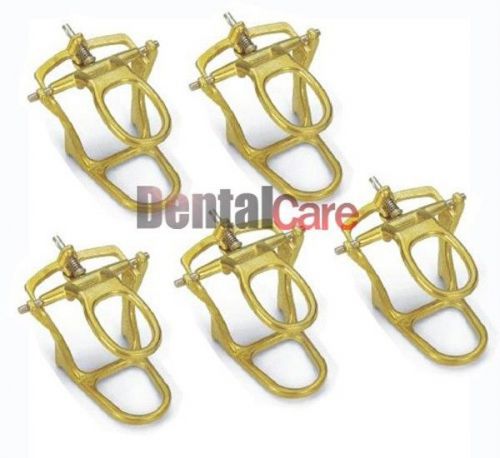 5 PCS DENTAL ARTICULATOR BRASS DENTURE HIGH ARCH