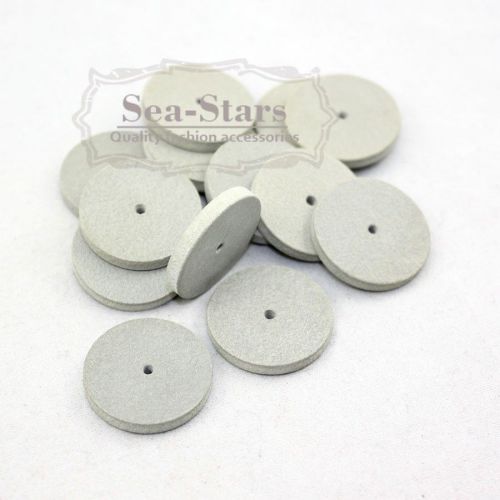 New Gray 100 Silicone Rubber Polishing Wheels For Dental Jewelry Rotary Tool
