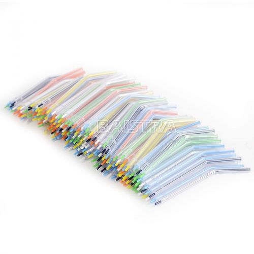 200pcs Dental Disposable Spray Nozzle Tips for 3-Way Air Water Syringe Mix Color