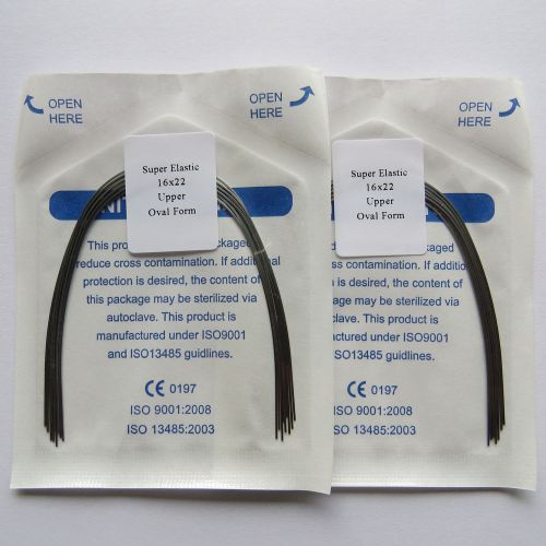 10 Packs Dental Orthodonic Super Elastic Niti Rectangular Arch Wire (100Pcs)