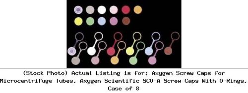Axygen Screw Caps for Microcentrifuge Tubes, Axygen Scientific SCO-A Screw Caps