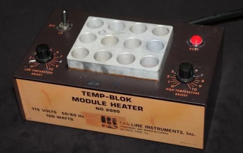 Lab line instruments temp blok module heater 2090 heating mantel free shipping! for sale