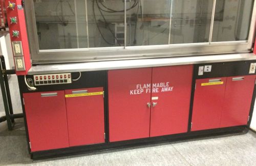 Fume hood, fisher hamilton bench included, cleaned, 8  feet for sale