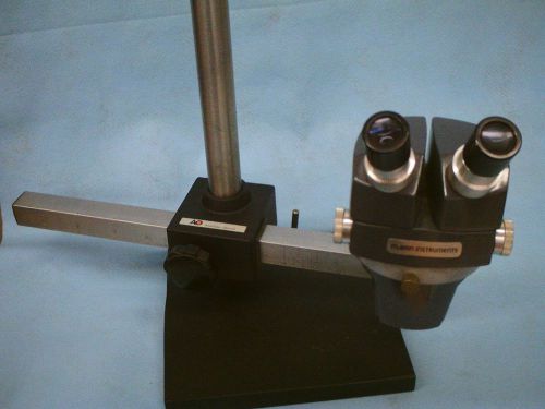 American Optical / McBain 569 Stereo Microscope 10X Eyepiece With Boomstand