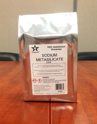 Sodium metasilicate 2.5 lb pack w/ free shipping! for sale