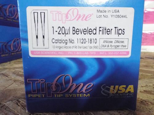 USA Scientific TipOne 1-20ul Beveled Filter Tips Catalog 1120-1810