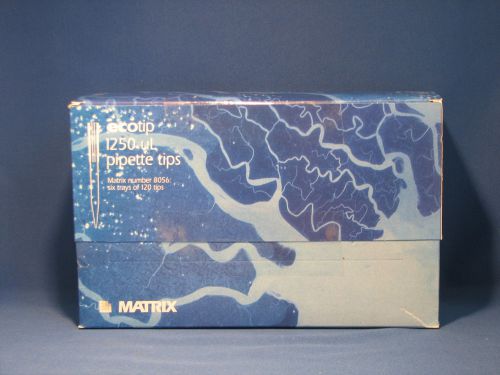 BOX OF 720 MATRIX ECOTIP 1250 UL PIPETTE TIPS 8056