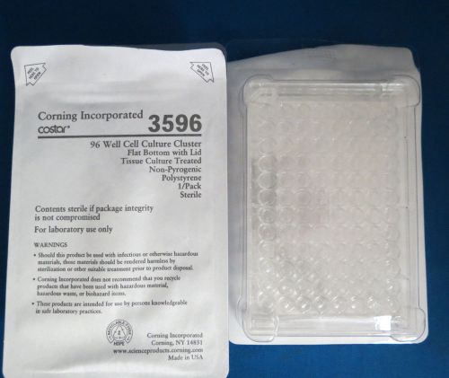 Corning costar cell culture plates # 3596 96 well qty 46 for sale