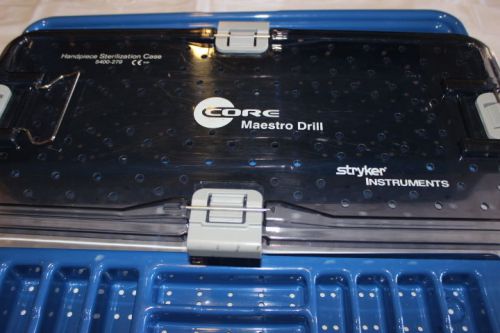 STRYKER Instruments Maestro Drill Sterilization Case 5400-279-000