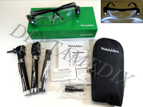 Ophthalmoscope otoscope diagnostic pocket 95001 welch allyn + free glasses led for sale
