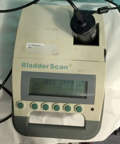 BLADDER SCAN BV1 3000 DIAGNOSTIC ULTRASOUND &amp; PROBE