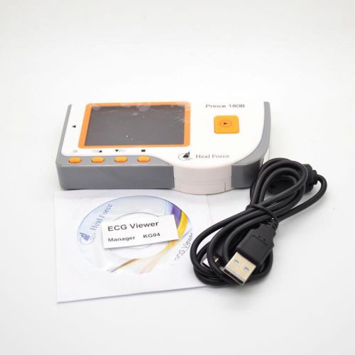 New ce fba 180b portable handheld home electrocardiogram ecg ekg heart monitor for sale