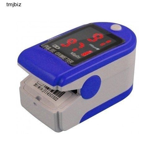 Pulse oximeter neck/wrist cord auto off checking blood oxygen pulse rate w/case for sale
