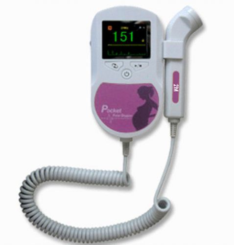 CE Approved Contec SONOLINE C Pocket Fetal Doppler Prenatal Baby Monitor TFT