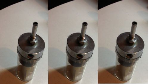 Vacuum bottle overflow trap,used, w/ lock gland (lot of 3) ohio for suction reg for sale