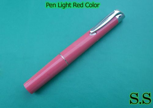 Red Professional Pen Light REUSABLE Diagnostic Penlight