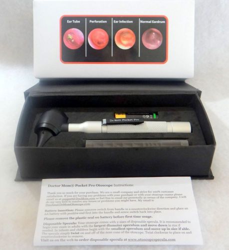 *BRAND NEW* LIGHTED Ear CURETTES plus 4th Generation Dr Mom LED POCKET Otoscope