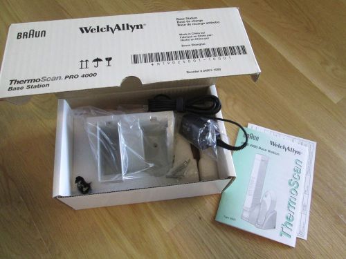 Welch Allyn Braun Thermoscan Pro 4000 Recharging Base Station only - NEW