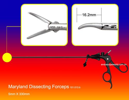 New Maryland Dissecting Forceps 5X330mm Laparoscopy B