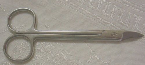 VINTAGE LACROSS STAINLESS NAIL SCISSORS WITH LONG HANDLE MADE IN PAKISTAN