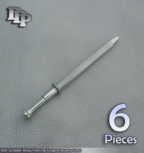 6 ball grabeer body piercing surgical jewelry tools for sale