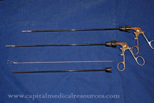5mm, 35cm laparoscopic grasper set of 2 with extra insert and outer tube for sale