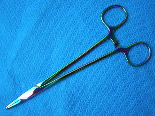 1: T/C MAYO-HEGAR Needle Holder 7&#034; Rainbow Color Surgical Veterinary Instrument