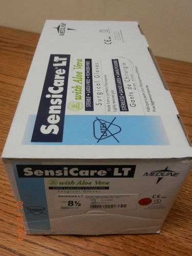SensiCare LT Ster Surg Glove NON-latex Sz 8.5 PFree  Aloe 25pr MSG1185