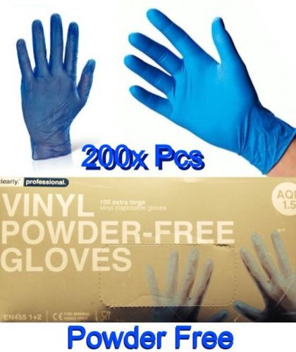 Disposable Gloves 2 Box Of 200x Pieces Powder Free